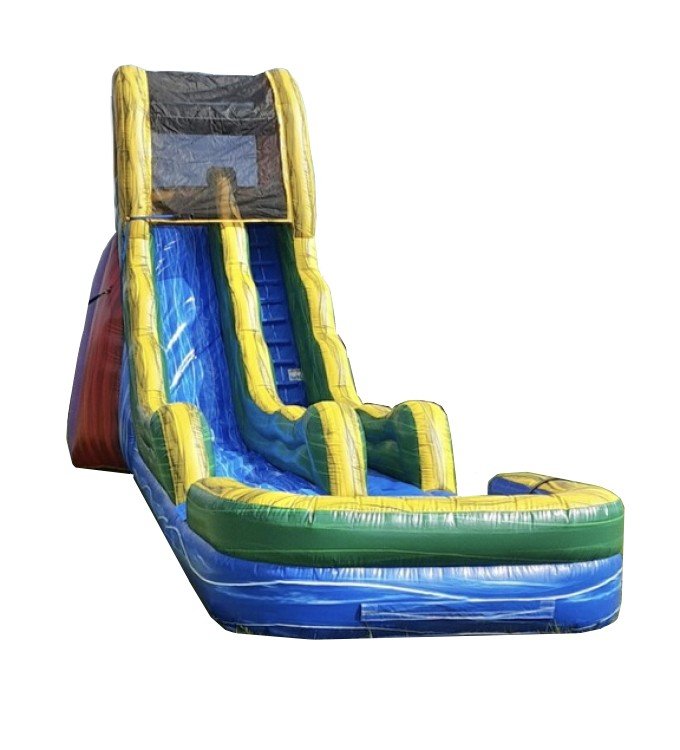 21ft Color Wave Water Slide