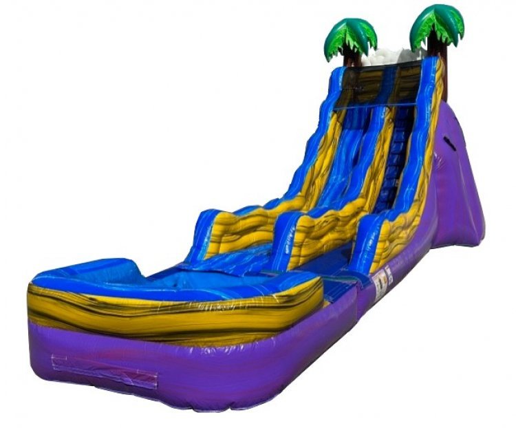 21ft Purple Oasis WaterSlide