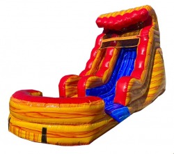 15ft Flamin' Hot Wave Water Slide